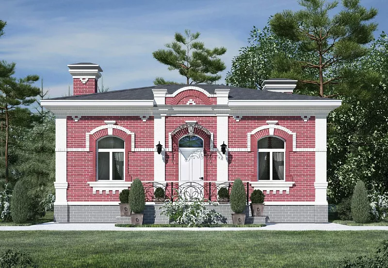 Светло-гранатовый. Проект «Графская усадьба»