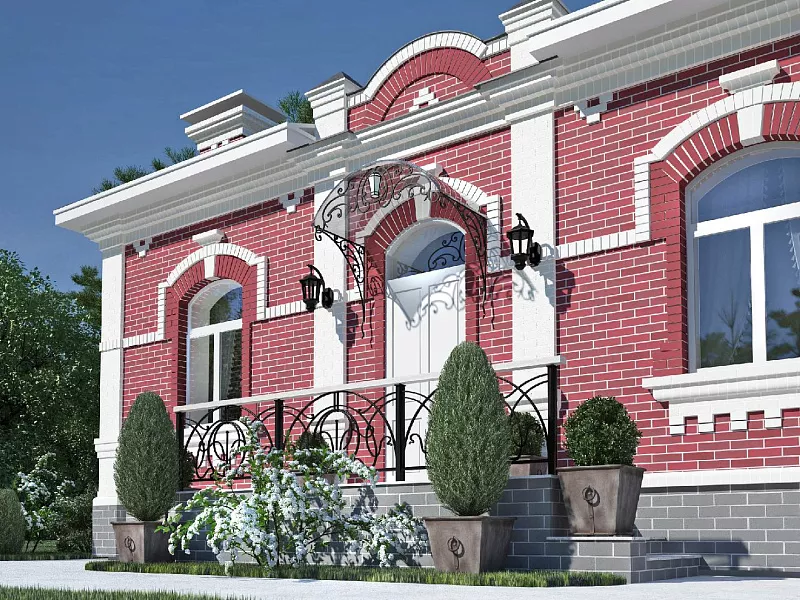 Светло-гранатовый. Проект «Графская усадьба»