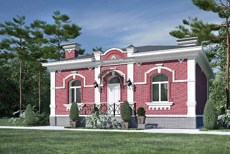 Светло-гранатовый. Проект «Графская усадьба»