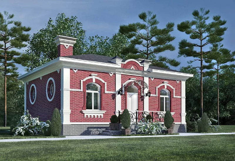 Светло-гранатовый. Проект «Графская усадьба»